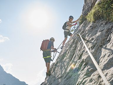 Klettern und Klettersteig im Klostertal