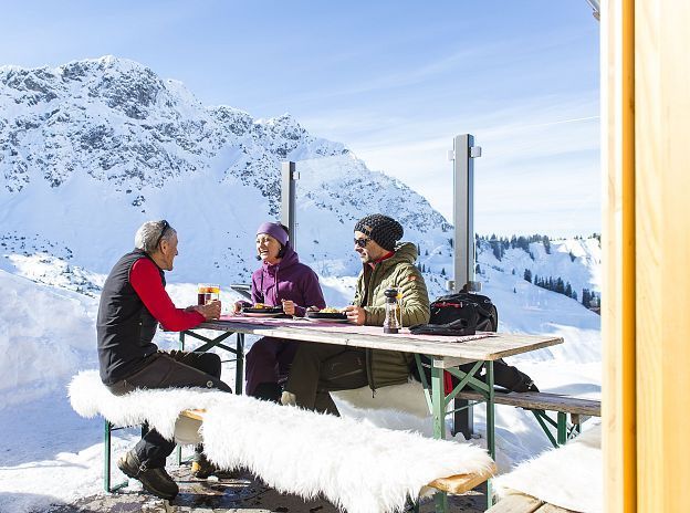 Hütten & Après Ski im Großen Walsertal