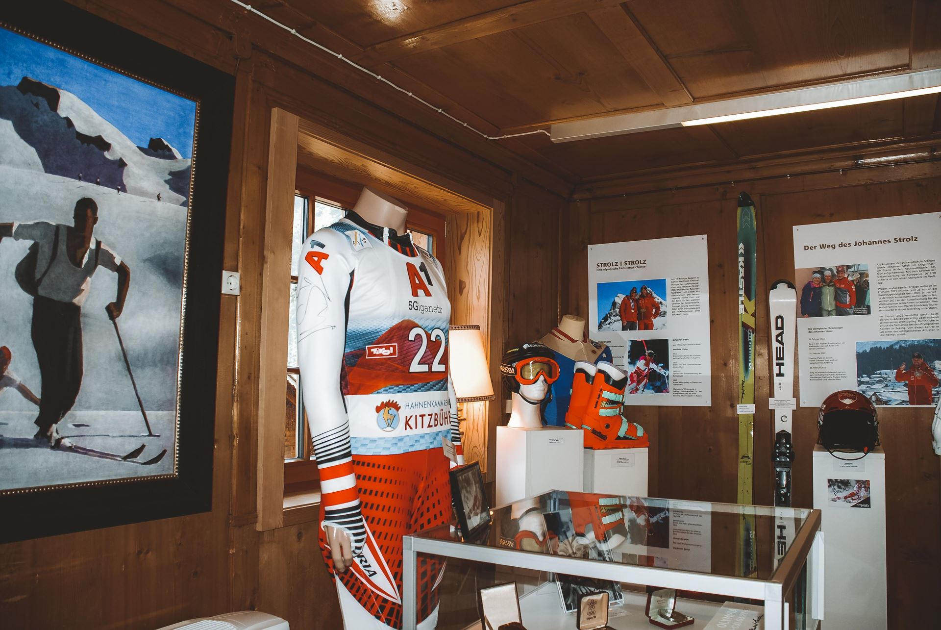 FIS Skimuseum Ausstellungsraum 2