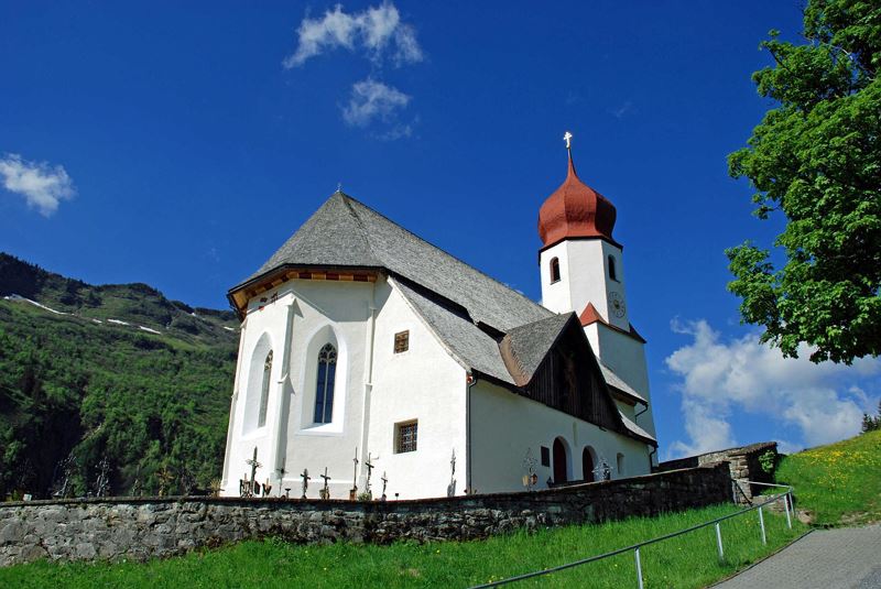 Pfarrkirche in Damüls