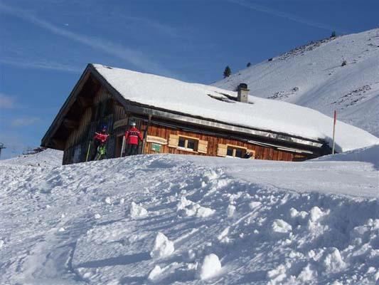 Breithornhütte Winter