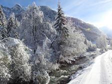 Winterlandschaft am Alvierbach