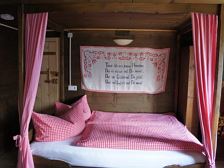Schlafzimmer Hütte Maisäß