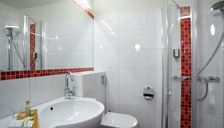 Family room, shower or bath, toilet, south
