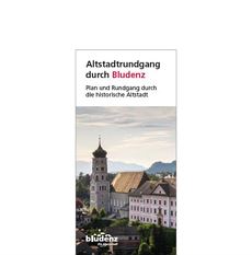 Alpenstadt Bludenz Altstadtplan