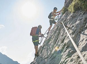 Climbing in Klostertal