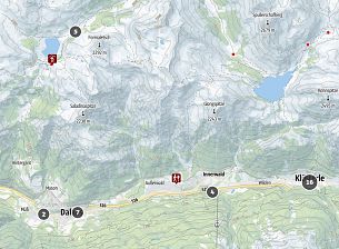Interactive hiking map