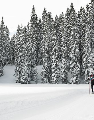 Cross-Country Skiing in Klostertal