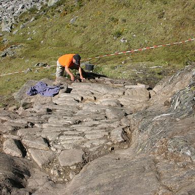 Archäologische Untersuchungen beim Arlbergweg im Gemeindegebiet von Klösterle
